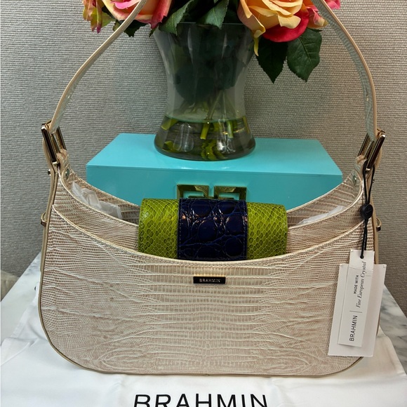 Brahmin Multi Antiguo Seashell Kyrie Shoulder Bag - NWT  Retail $325 - Picture 5 of 11